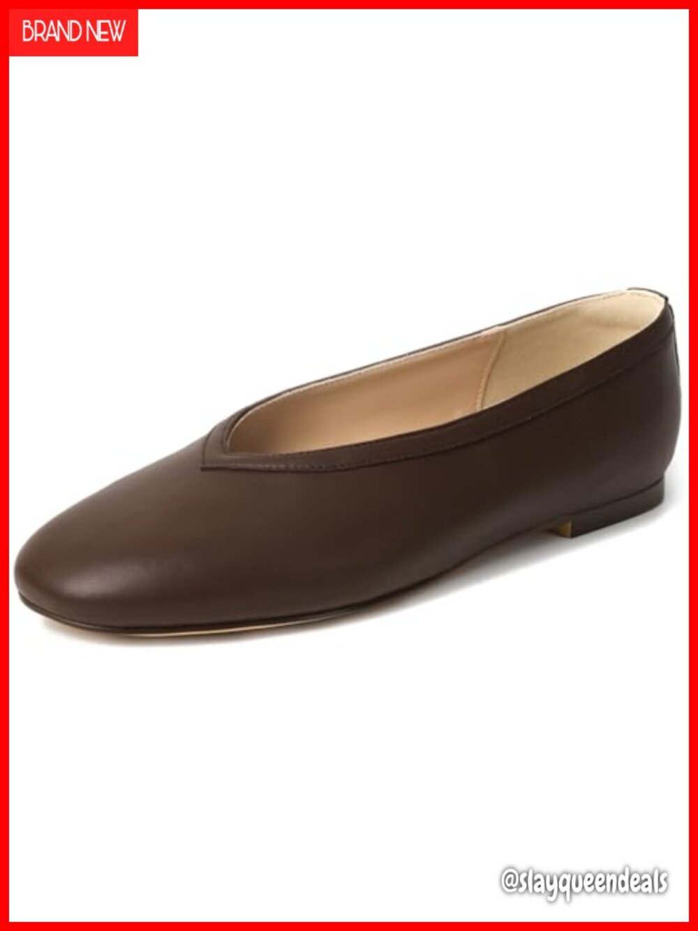 Ballet Flats Women PU Mary Janes Round Toe Slip On Office Walking Shoes